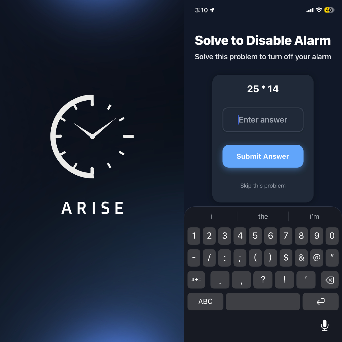 Arise app preview
